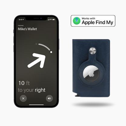 AirTag PopUp Wallet - Premium Leather