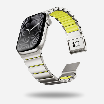 Titanium–Silicone Hybrid Band