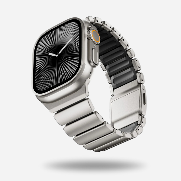 Titanium–Silicone Hybrid Band