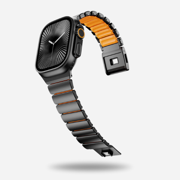 Titanium–Silicone Hybrid Band