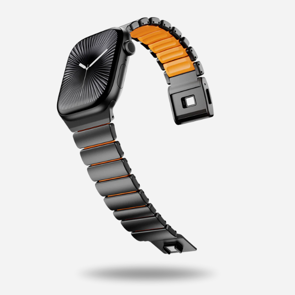Titanium–Silicone Hybrid Band