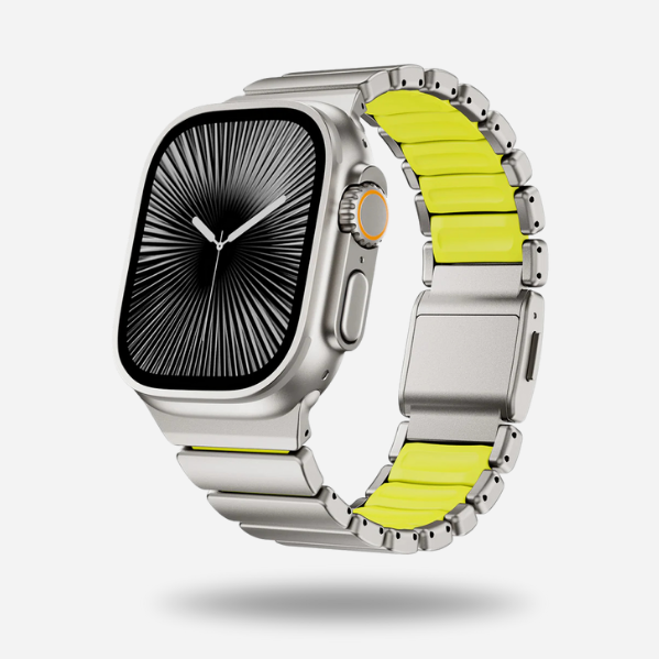 Titanium–Silicone Hybrid Band