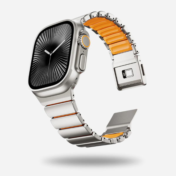 Titanium–Silicone Hybrid Band