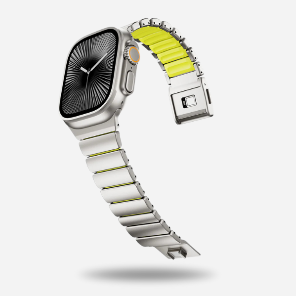 Titanium–Silicone Hybrid Band